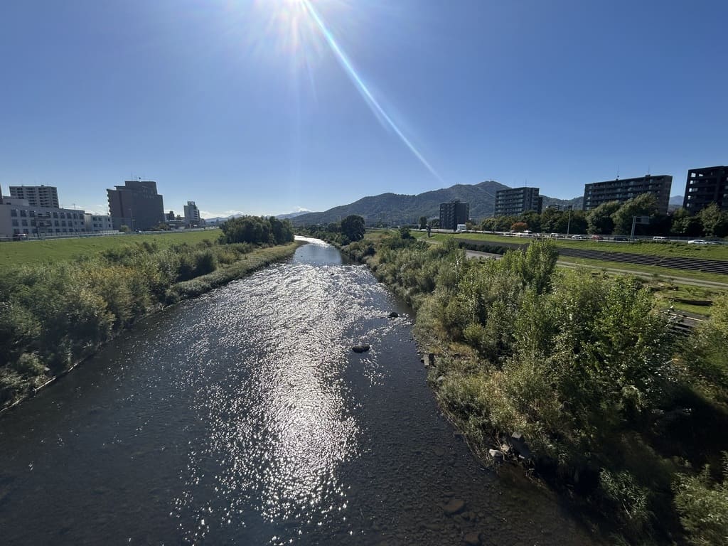 札幌の豊平川